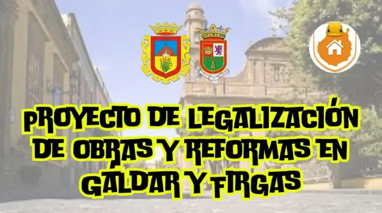 Un aparejador inspecciona y mide la estructura de un cuarto de lavado en la azotea de una vivienda unifamiliar en el casco urbano de Gáldar.