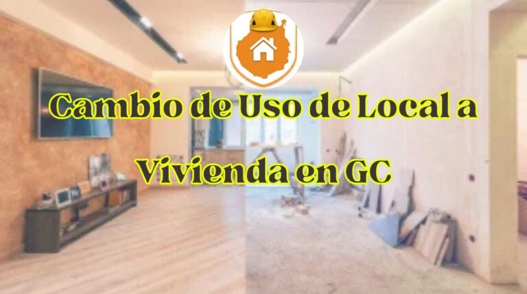 Local comercial en planta baja en reforma para convertirse en una vivienda en Gran Canaria.