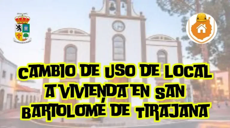 Un técnico tomando mediciones de altura interior en un local a pie de calle diáfano en San Fernando de Maspalomas, evaluando su habitabilidad.