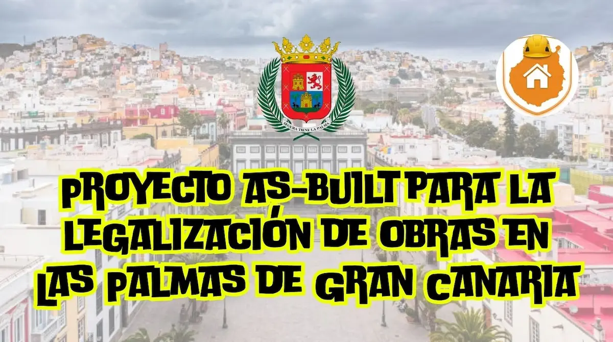 Un arquitecto técnico revisa planos técnicos as-built junto a la ventana de una vivienda unifamiliar en el barrio de La Isleta.