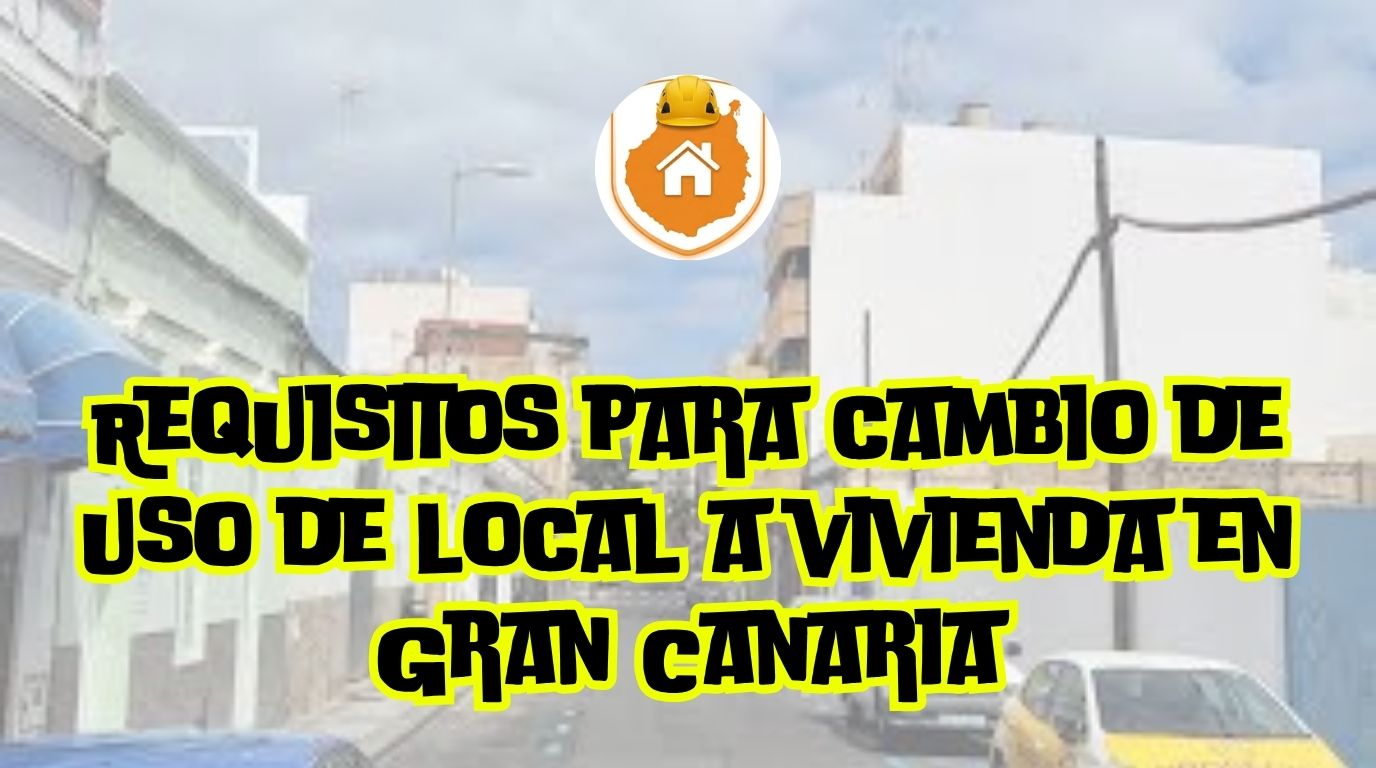 Un técnico midiendo con un distanciómetro láser la altura del techo de un local comercial diáfano en Gran Canaria.