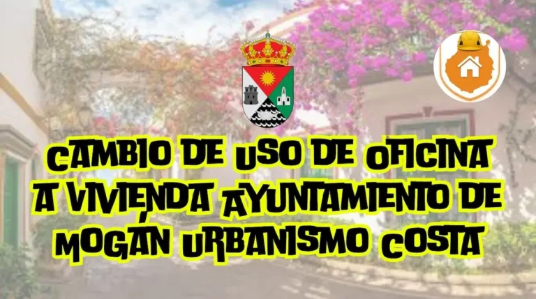 Vista de un edificio mixto comercial y residencial en Arguineguín, útil para ilustrar el análisis técnico de cambio de uso de oficina a vivienda en Mogán.