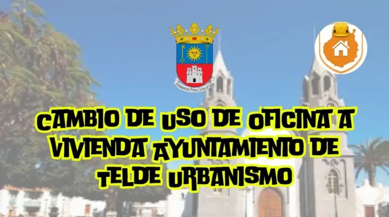 Vista de una calle comercial céntrica en el barrio de San Gregorio en Telde, ejemplo para ilustrar el cambio de uso de oficina a vivienda según las normas del PGO.