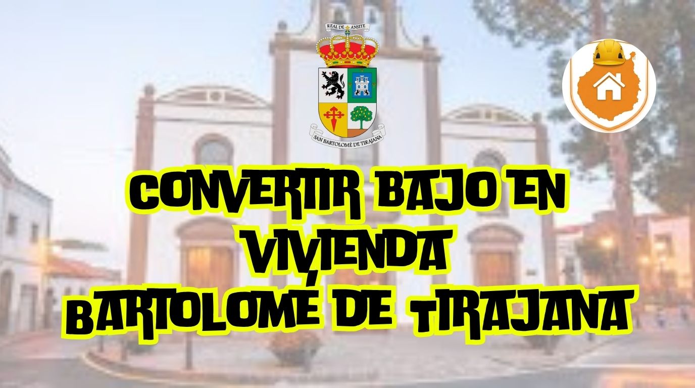 Planta calle comercial de un edificio de pisos adecuada como estudio moderno fuera de zona hotelera, mostrando los requisitos para convertir bajo en vivienda en San Bartolomé de Tirajana.