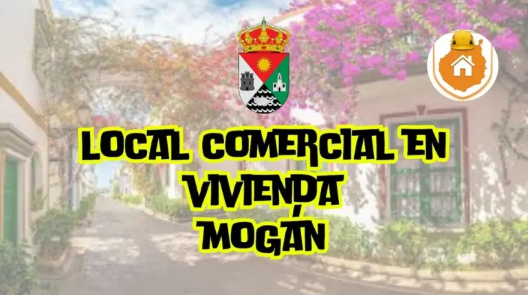 Planta baja de un inmueble costero reconvertido en un loft residencial luminoso, cumpliendo con la normativa técnica para transformar un local comercial en vivienda en Mogán.