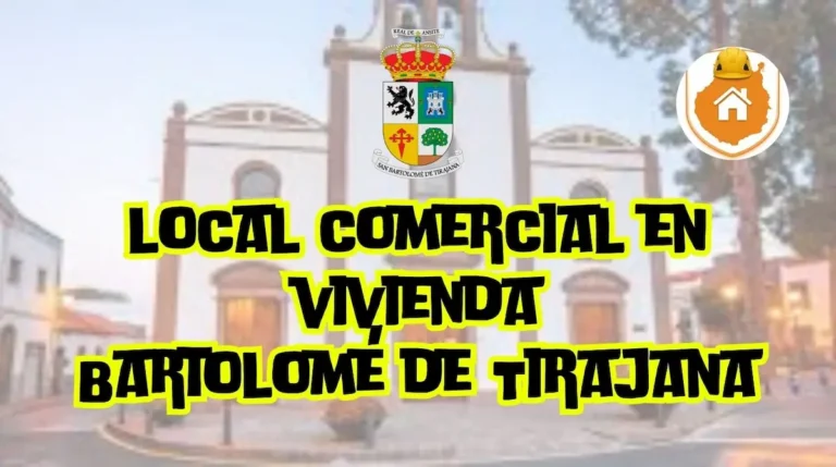 Planta baja de un edificio residencial reformada como vivienda moderna y luminosa, cumpliendo con las normas técnicas para establecer un local comercial en vivienda en San Bartolomé de Tirajana.